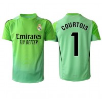 Stroje piłkarskie Real Madrid Thibaut Courtois #1 Bramkarskie Koszulka Wyjazdowej 2025-26 Krótki Rękaw